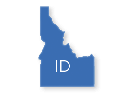 Blue Idaho graphic