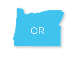 Blue Oregon state