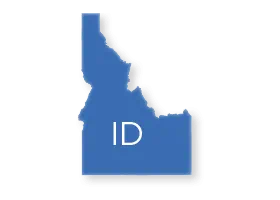 Blue Idaho graphic
