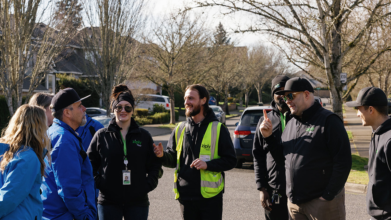 Ziply Fiber team out in the field