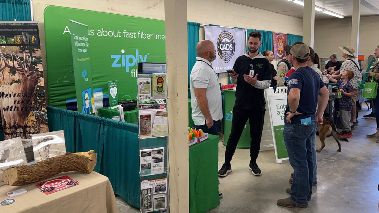 Ziply Fiber booths