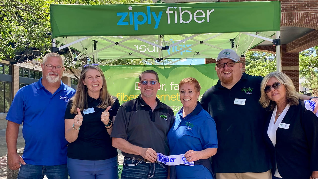 Courtney and the marketing team partnering with the chamber of commerce