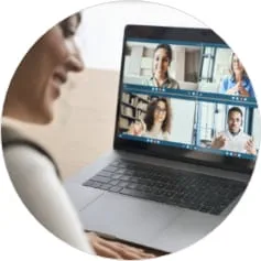 Join video conferences from any room in the house 