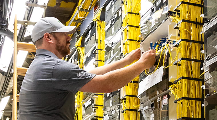 working at a data center