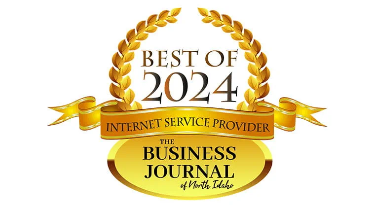 Award for Best Internet Service Provider in Northern Idaho