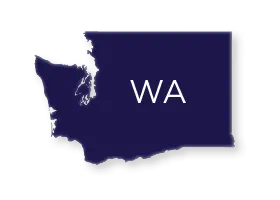 a navy blue image of Washington state